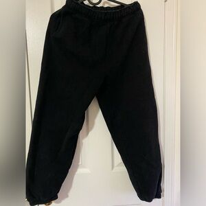 Aritizia Cozy Fleece Mega Black Sweatpants Size XS